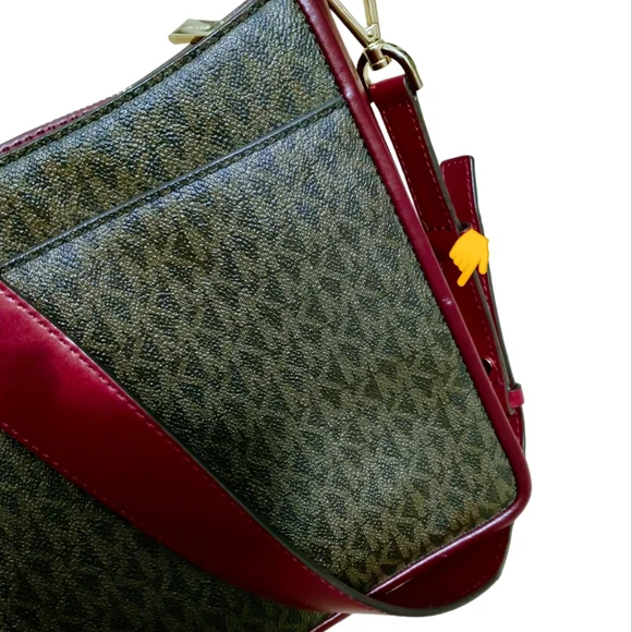 Michael Kors Gloria Signature MK Printed Crossbody Bag - Picture 12 of 16